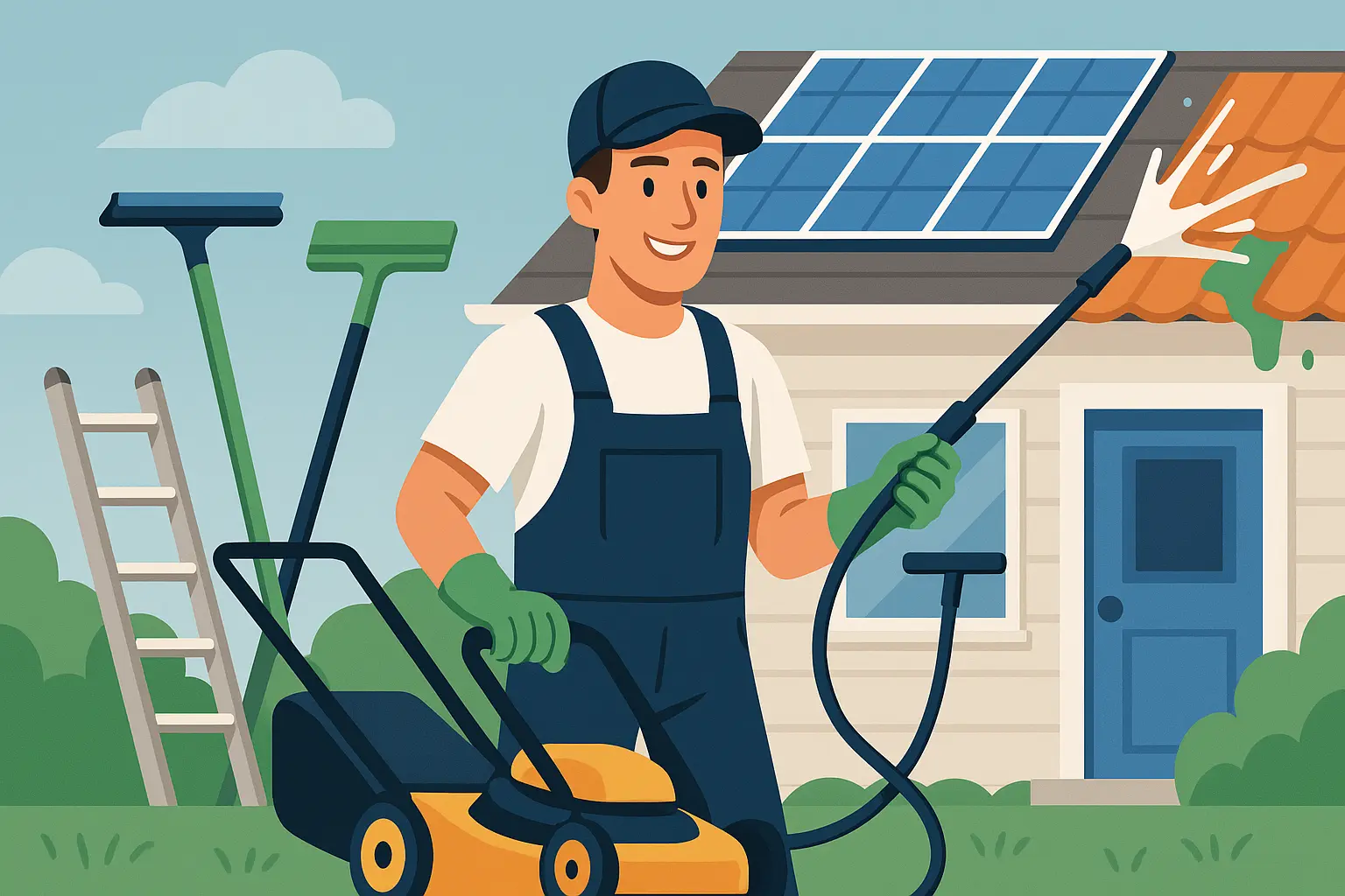 Overall exterior service showcase